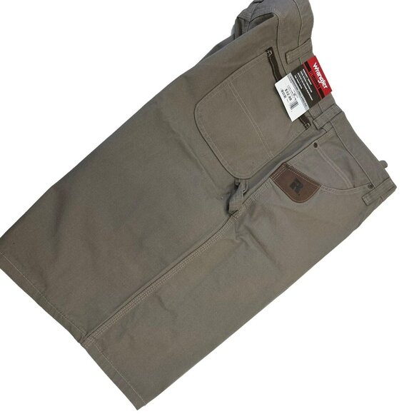 Wrangler Riggs Workwear Cargo Carpenter Shorts Men SZ 46 Relaxed Fit With Tags - Picture 11 of 13